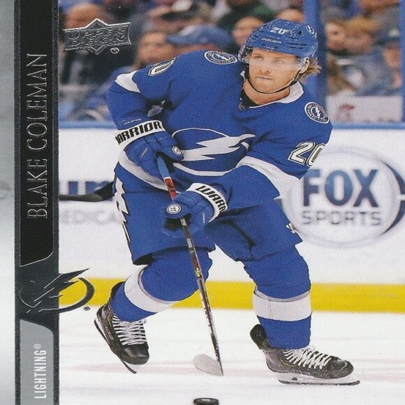 Blake Coleman (Lightning) 2020/2021 Upper Deck Series 1 Hockey Card - Number 159 - Picture 1 of 2